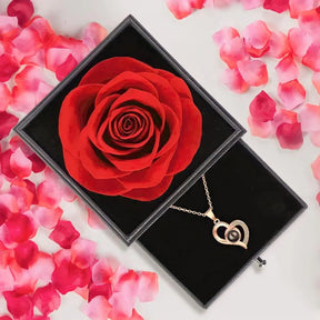 [PROMOÇÃO] Colar (EU TE AMO) em 100 idiomas com Rosa Eterna